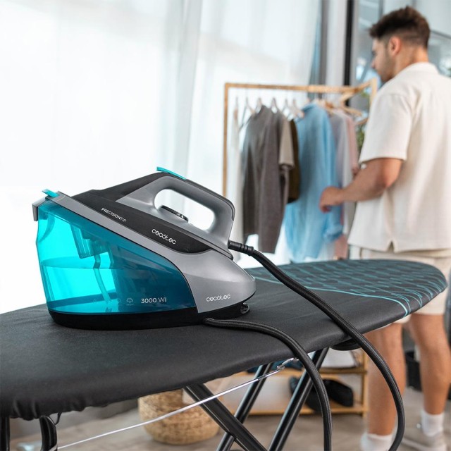 CECOTEC  Σύστημα Σιδερώματος IronHero 3000W με 7 Bar Πίεση, Κεραμική Πλάκα, Auto Shut Off, Αντισταξιακό & Αυτοκαθαρισμό, 400g/min Βολή Ατμού, 140g/min Συνεχής Ατμός  CEC-08365