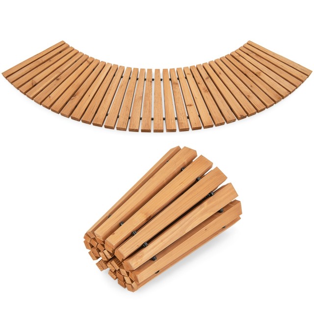 Costway Ξύλινο Πτυσσόμενο Μονοπάτι Κήπου με Μεταλλικό Σύρμα & Αντιο... Costway Ξύλινο Πτυσσόμενο Μονοπάτι Κήπου με Μεταλλικό Σύρμα & Αντιο...