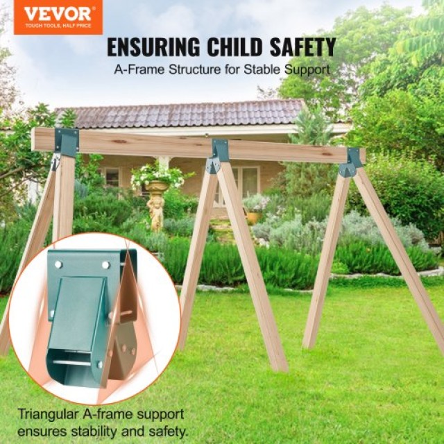 Σετ Βάσεων Κούνιας VEVOR A-Frame, Ανθεκτικό Ατσάλι, Πράσινο, 3τμχ  ...
