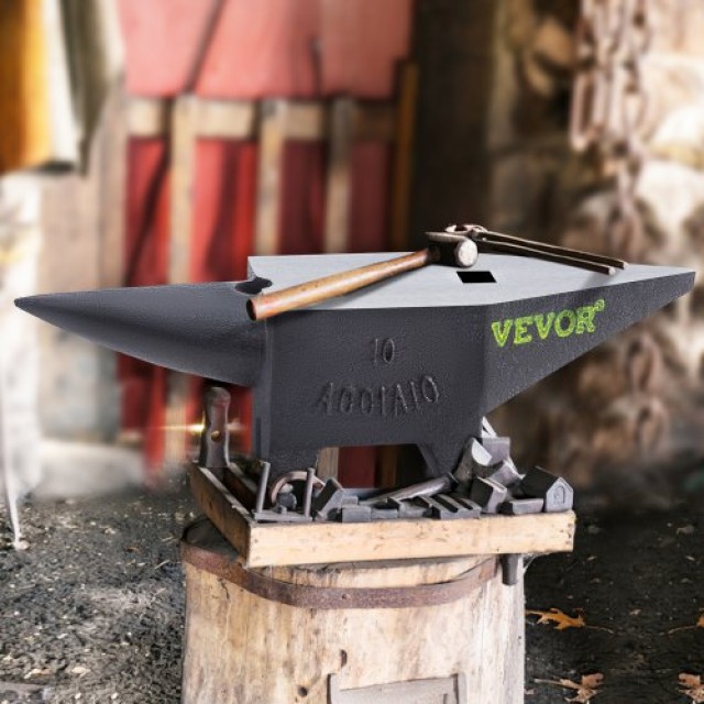 Αμόνι Χάλυβα VEVOR 10kg με Μονό Κέρατο για Σιδηρουργούς  TZHSBBDDWC...