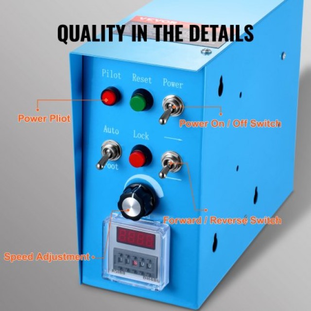 VEVOR Περιστροφικός Συγκολλητικός Θέσης 50KG 0-90° 0.5-6RPM  HJBWJX...
