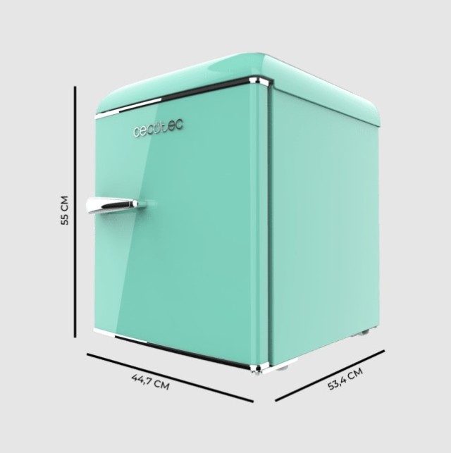 Μίνι Ψυγείο 45 Lt Bolero CoolMarket TT Origin 45 Green E 44,7 x 53,4 x 55 cm Cecotec CEC-02131