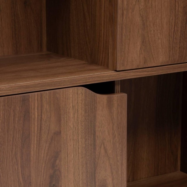 5FIVE Simply smart Βιβλιοθήκη με 2 Πόρτες σε Σκούρο Ξύλο, 80 x 30 x... 5FIVE Simply smart Βιβλιοθήκη με 2 Πόρτες σε Σκούρο Ξύλο, 80 x 30 x...