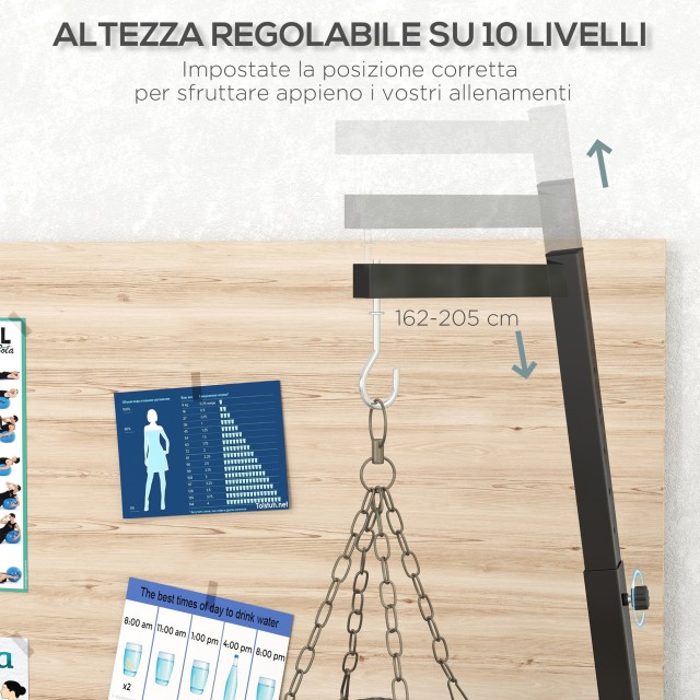 SPORTNOW Ρυθμιζόμενος Σάκος Πυγμαχίας με Τρίγωνη Βάση, 170x90x182-2... SPORTNOW Ρυθμιζόμενος Σάκος Πυγμαχίας με Τρίγωνη Βάση, 170x90x182-2...