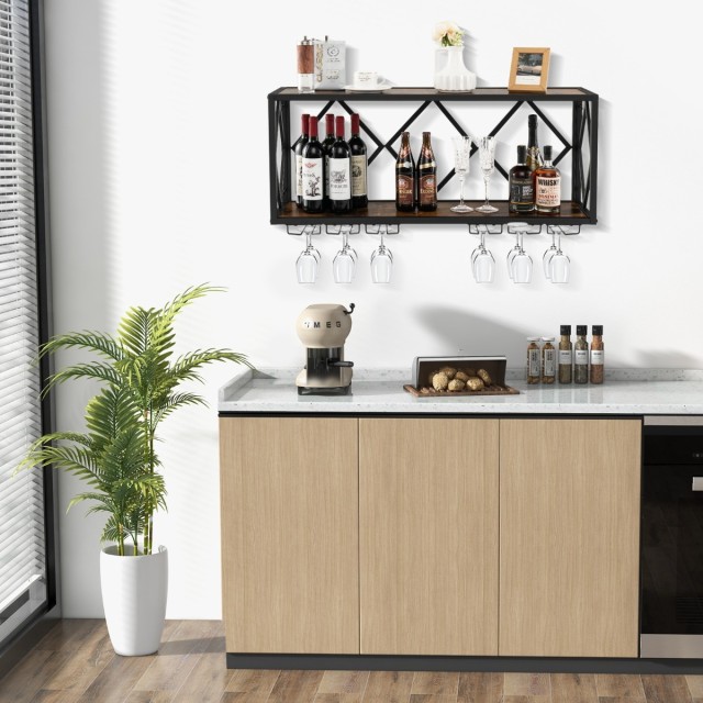 Costway Βιομηχανική Κάβα Κρασιού με Χωρητικότητα 39 Φιαλών και 12 Π...