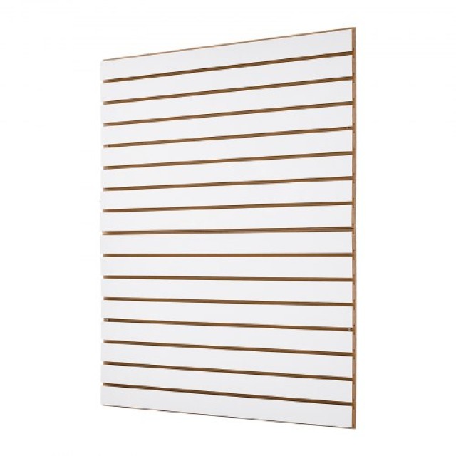 VEVOR Λευκός Πάνελ Σλατ Τοίχου MDF 4x4 ft για Γκαράζ με Μοντέρνο Σχεδιασμό BTQBXWB16SQF0BHOKV0