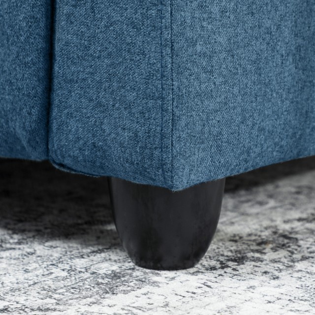 Πολυθρόνα Χαλάρωσης Χειροκίνητη με Υποπόδιο 69x 88 x 101cm - Μπλε  ... Πολυθρόνα Χαλάρωσης Χειροκίνητη με Υποπόδιο 69x 88 x 101cm - Μπλε  ...