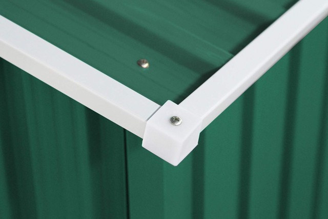 Costway Μεταλλικό Σπιτάκι Κήπου 213x127x185 cm με Ανθεκτική Κατασκε...