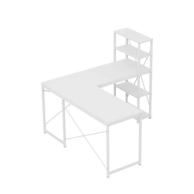 MarkAdler Γωνιακό Γραφείο Leader 150x90 Λευκό 5903796019612