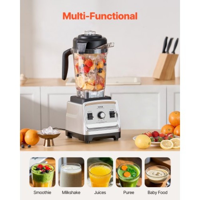 VEVOR Μπλέντερ 85 oz 1400W για Smoothies και Επεξεργασία Τροφίμων Κουζίνας BDJYZSBJBJ30V7WQXV2