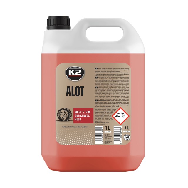 K2 ALOT Καθαριστικό Ζαντών & Αμαξώματος 5 KG M121
