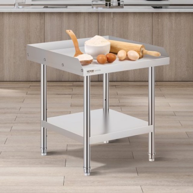 Επαγγελματικός Πάγκος Εργασίας Inox 24x24 VEVOR για Εστιατόρια  CFB...
