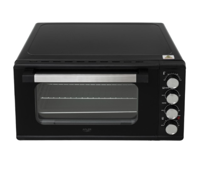 Ηλεκτρικό Φουρνάκι 42lt 2000W 59 x 42 x 33 cm - Μαύρο AD-6030 Adler