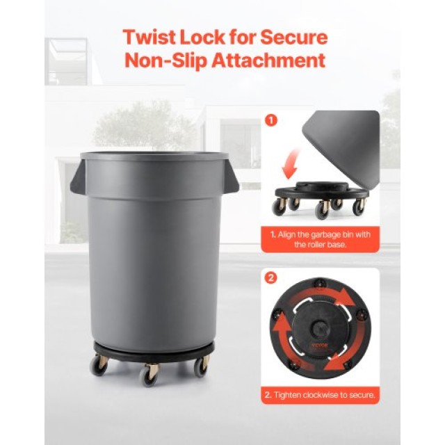 VEVOR Στρογγυλή Βάση Κάδου 20-55 Γαλόνια 500lbs LJTTCHS1JYXBCQQ2TV0