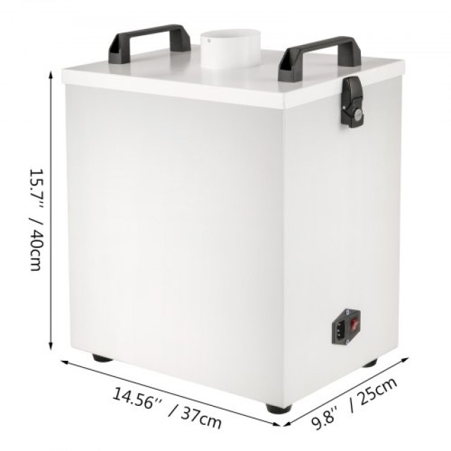 VEVOR Φορητός Καπνοσυλλέκτης 80W 180m3/h 220V για CNC Laser με Χαμηλό Θόρυβο 58 dBA YWJHJ000000000001V2