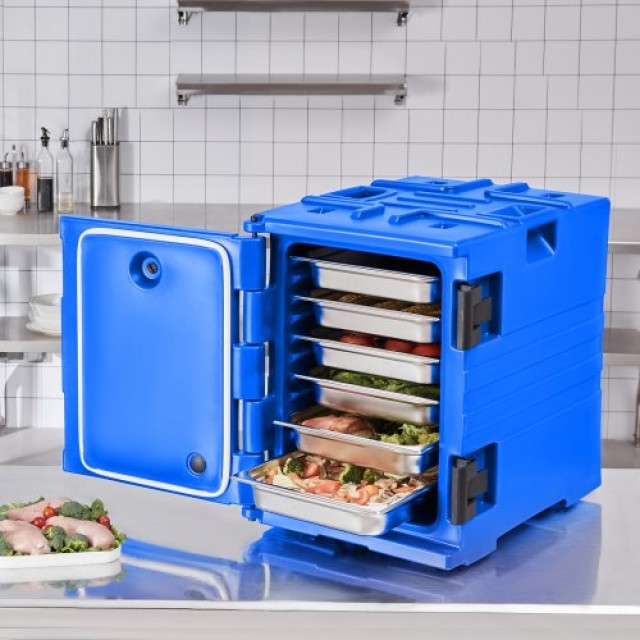 VEVOR  Μονωμένο Φορητό Δοχείο Φαγητού 90L για Catering SPBWXLSLLDPE...