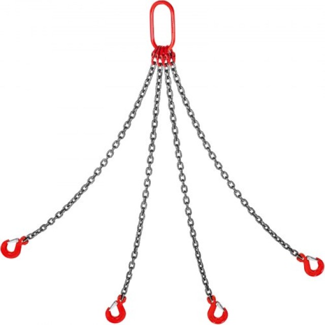 Αλυσίδα Ανύψωσης 4 Ποδιών VEVOR 2Mx8MM, 4T  GLSJG80SZGL8MMX2MV0