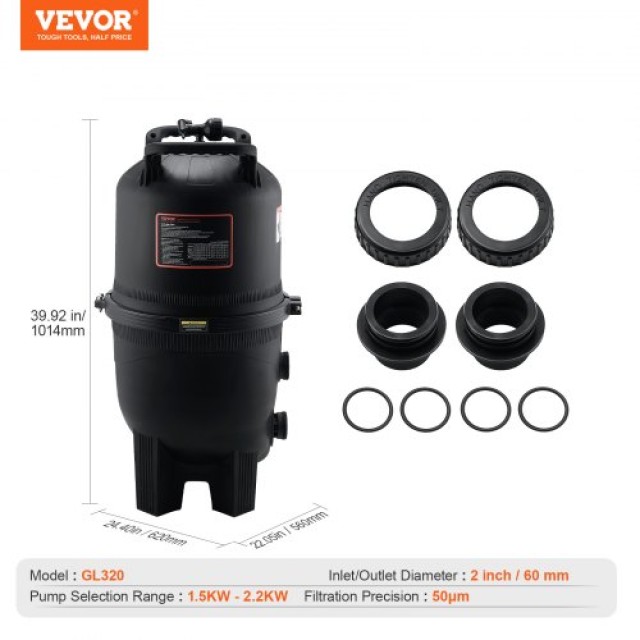VEVOR Φίλτρο Φυσίγγιο Πισίνας 325Sq.Ft ZHSKU00000000000127