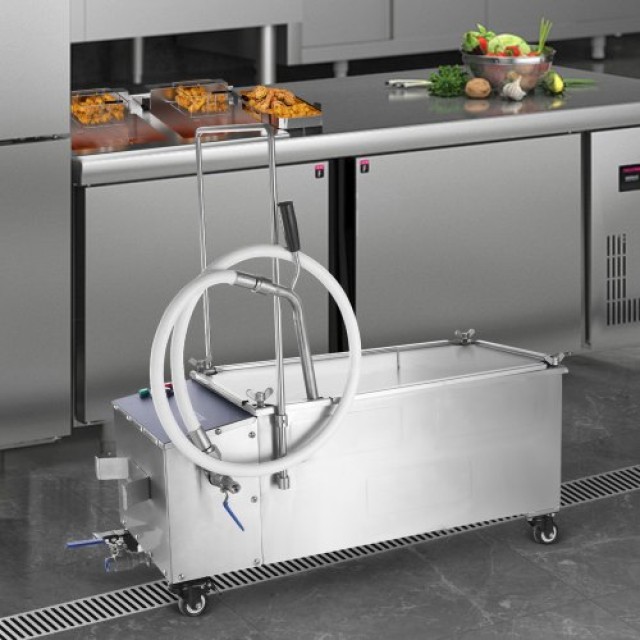 Φορητό Φίλτρο Τηγανόλαδου VEVOR, 55L, 10 L/min, με Ρόδες  ZYGLQWBXG56LGFQ67V2