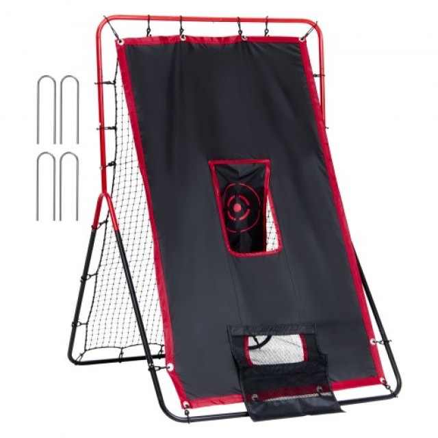 VEVOR Δίχτυ Ανάκρουσης Μπέιζμπολ & Σόφτμπολ 3x4.5 ft 2-σε-1 Switch ...