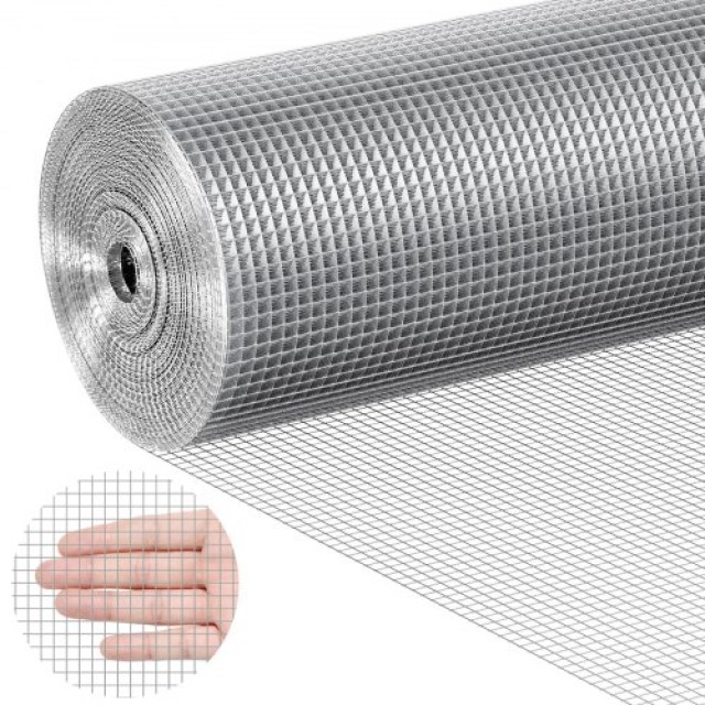 VEVOR Πλέγμα Σύρματος 1/4 48in x 100ft 23 Ga για Περίφραξη Κοτόπουλων  DXGSWL48IN105VTQ7V0