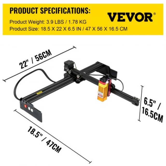 Φορητός Χαράκτης Laser VEVOR 5.5W 3D Εκτυπωτής  EJGXLZSZJGDKJPFKQV2
