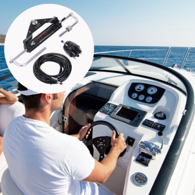 Σετ Υδραυλικής Τιμονιέρας VEVOR, 150HP, για Σκάφη  XWYYFXBDJTJ1ISOVRV0