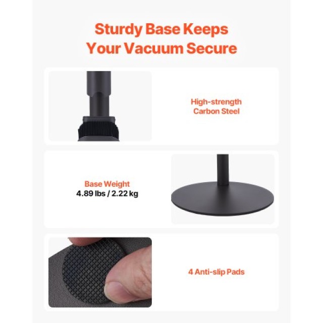 VEVOR Βάση Στήριξης για Σκούπα Dyson με 4 Επιθέματα XCQZJDSLSYGDQQ2...
