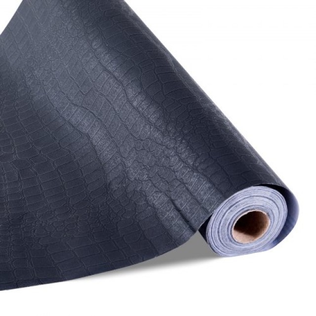 VEVOR Αυτοκόλλητη Ταπετσαρία 40cm x 10m Μαύρη Ανθεκτική στο Νερό γι...