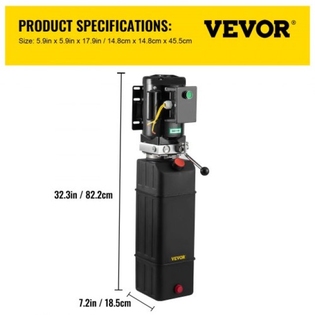 Ηλεκτρική Υδραυλική Αντλία 208-230V 4.0 Γαλόνια Πλαστική  CZYYB4.0GLQCJSQ01V7