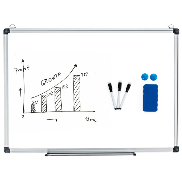 Costway  Πολυλειτουργικός Μαγνητικός Πίνακας Whiteboard με Αξεσουάρ ST39497