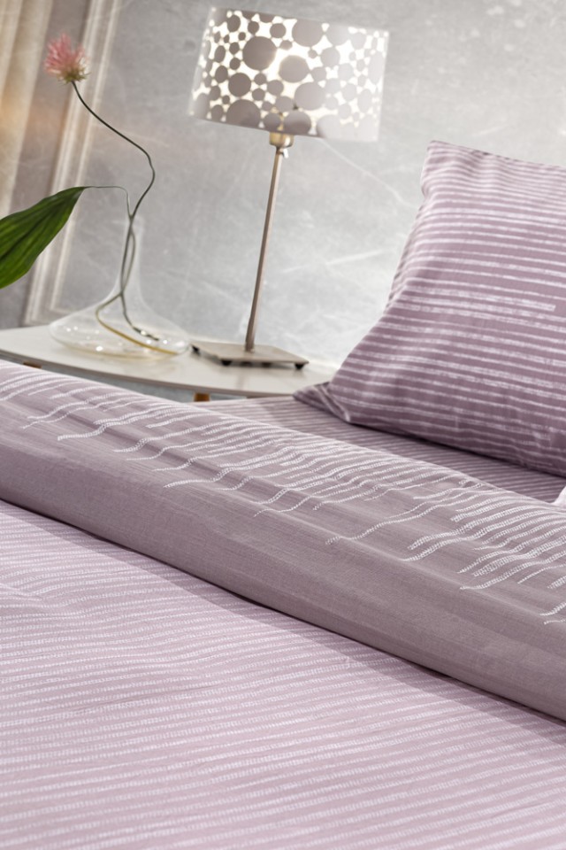 Guy Laroche Σετ 4τμχ Σεντόνια Estella Lilac με Λάστιχο 170x200+32 - 1110092125027