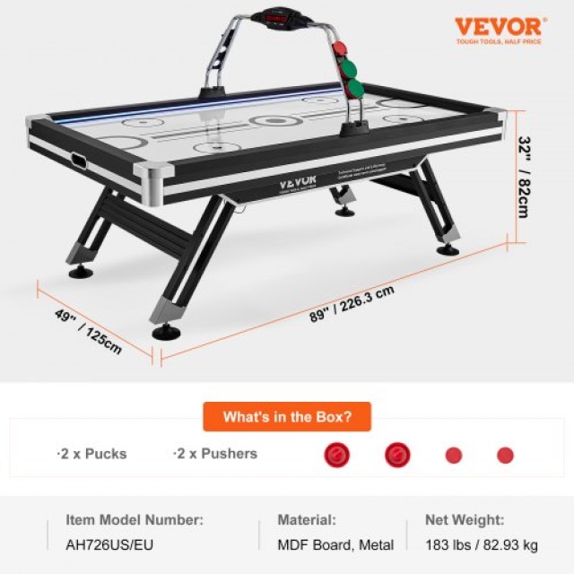 VEVOR Αεροκίνητο Τραπέζι Χόκεϊ με LED Σκορ DZJFKQQGQZ89KTOVDV2