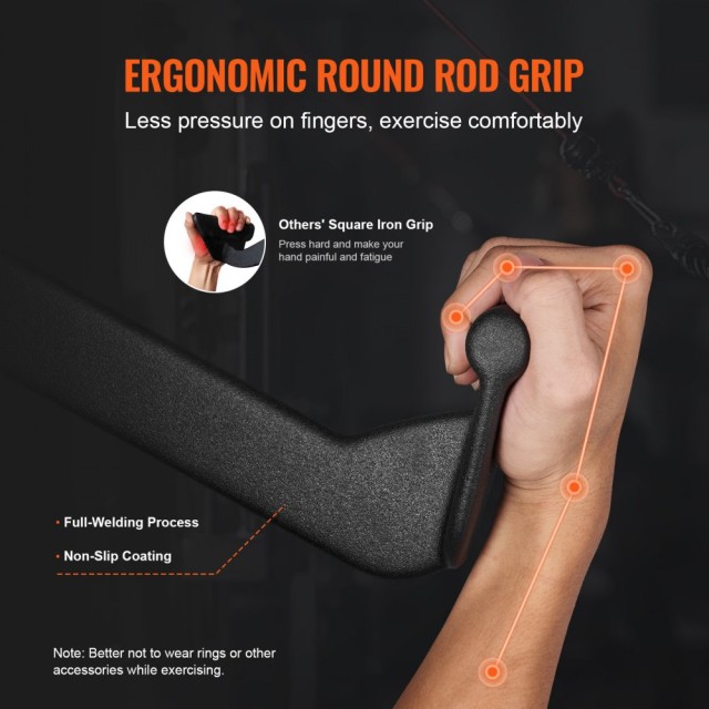 Λαβή για Μηχάνημα LAT Pulldown - V-bar T-bar για Μηχάνημα Καλωδίων ...