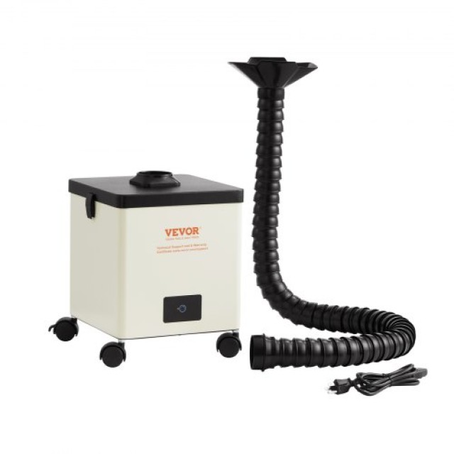 VEVOR 100W Απορροφητήρας Καπνού Κολλήσεων 3 Σταδίων 240 m³/h Ισχυρή Αναρρόφηση  PYJ100WLDS00LFCS4V2