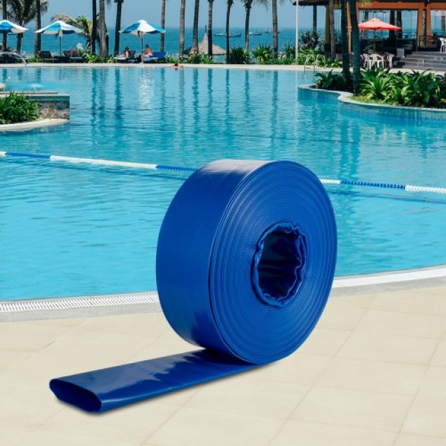 VEVOR Σωλήνας Εκκένωσης, 4 x 105, PVC Εύκαμπτος Σωλήνας, Ανθεκτικός, Μπλε  YCFC4X100PVC2V96ZV0