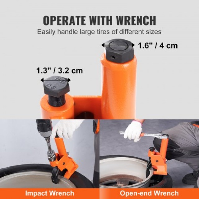 VEVOR  Χειροκίνητος Αποκολλητής Στεφάνης Ελαστικών για 96.5-106.7 m...