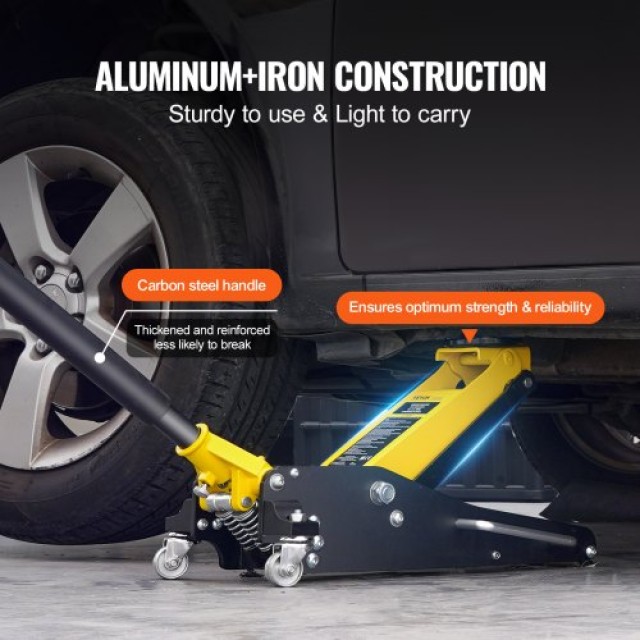 VEVOR Χαμηλού Προφίλ Γρύλος Δαπέδου 2 Τόνων Βαρέως Τύπου Διπλής Αν... VEVOR Χαμηλού Προφίλ Γρύλος Δαπέδου 2 Τόνων Βαρέως Τύπου Διπλής Αν...