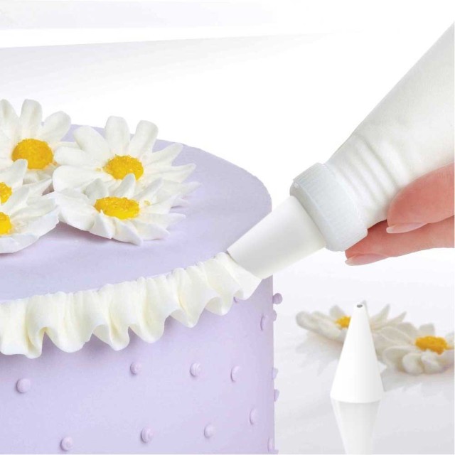 BAKAJI  Σετ 100τμχ Διακόσμηση Τούρτας Cake Design Με Σακούλα Ζαχαροπλαστικής Μύτες Σχήματα Θήκη  02817092