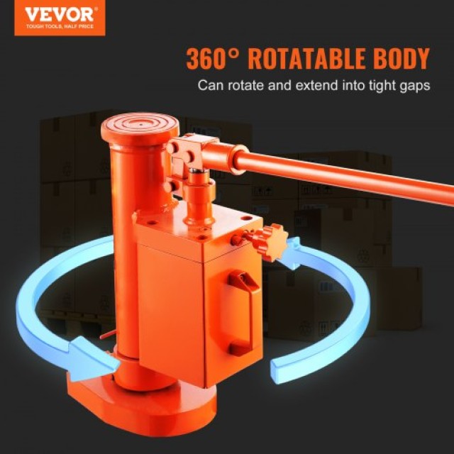 Υδραυλικός Γρύλος VEVOR 5T Toe / 10T Top 360° Περιστρεφόμενος  JZQJDWQKXZ5TIPAH8V0