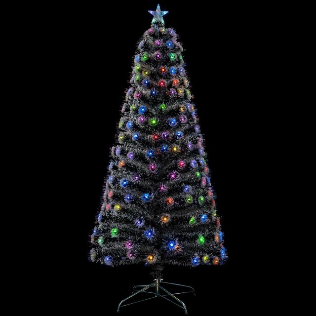 BAKAJI Φωτεινό Χριστουγεννιάτικο Δέντρο 120cm με LED Πολυχρωματικές...
