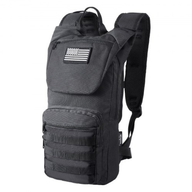 VEVOR Τακτικό Σακίδιο Πλάτης Molle με Υδροδοχείο 3L TPU για Ποδηλασία & Πεζοπορία ZSKSDBHS0000Q81Z6V0