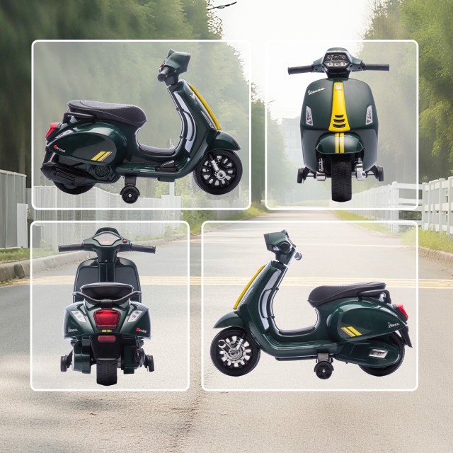 AIYAPLAY Παιδική Ηλεκτρική Μοτοσυκλέτα με Άδεια Vespa, Επαναφορτιζό... AIYAPLAY Παιδική Ηλεκτρική Μοτοσυκλέτα με Άδεια Vespa, Επαναφορτιζό...