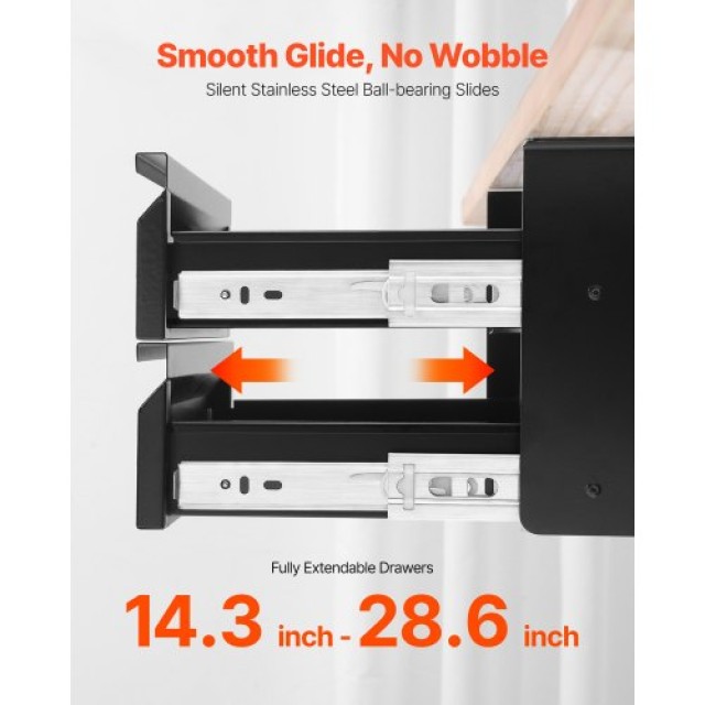 VEVOR Συρταριέρα 2 Συρταριών 40 cm Οργανωτής Κάτω από το Γραφείο GZ... VEVOR Συρταριέρα 2 Συρταριών 40 cm Οργανωτής Κάτω από το Γραφείο GZ...