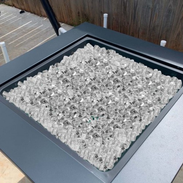 VEVOR Διακοσμητικοί Γυάλινοι Λίθοι 1/2-Inch για Τζάκι FHBLFGSGHBL1P...