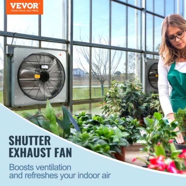 VEVOR Ανεμιστήρας Εξαερισμού Τοίχου 610 mm 2892 CFM AC  BYCSPQSDJAC2421TSV2
