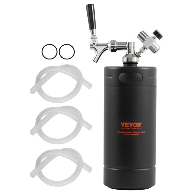 VEVOR Μίνι Μπιραρία Υπό Πίεση 128oz 4L Μαύρο MNPJTHSY128OZBCJQV0