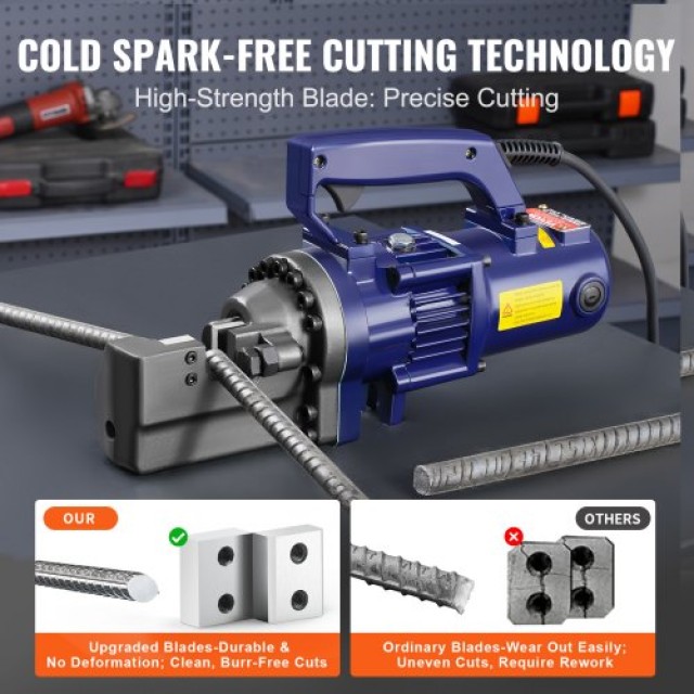 VEVOR Ηλεκτρικός Υδραυλικός Κοπτήρας Οπλισμού 1350W έως 22mm GJQD... VEVOR Ηλεκτρικός Υδραυλικός Κοπτήρας Οπλισμού 1350W έως 22mm GJQD...