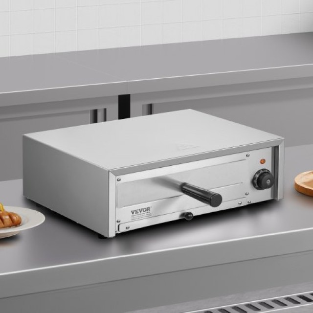 Ηλεκτρικός Φούρνος Πίτσας VEVOR 12 1500W 50-350℃ με Αποσπώμενο Δίσκο Ψίχουλων  CLMDRPSLDCDXV2U7ZV2