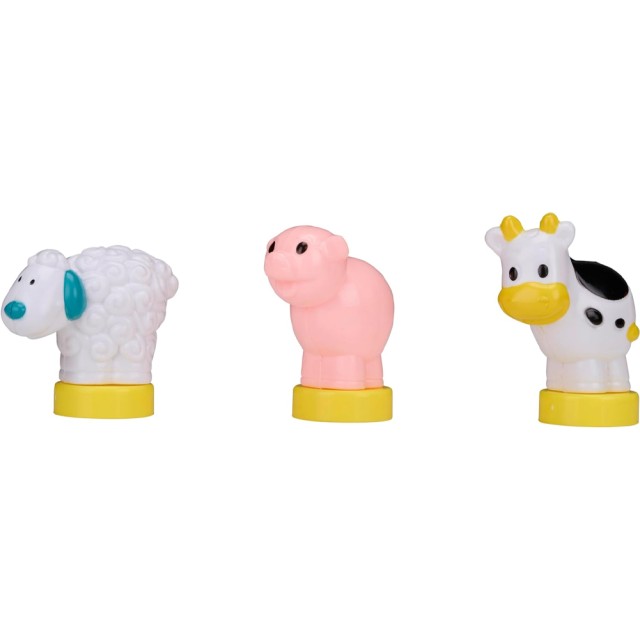 BAKAJI Παιχνίδι Φάρμας Τρένο με Ήχο και Φως Eddy Toys Ζωάκια Φιγούρες 02842157